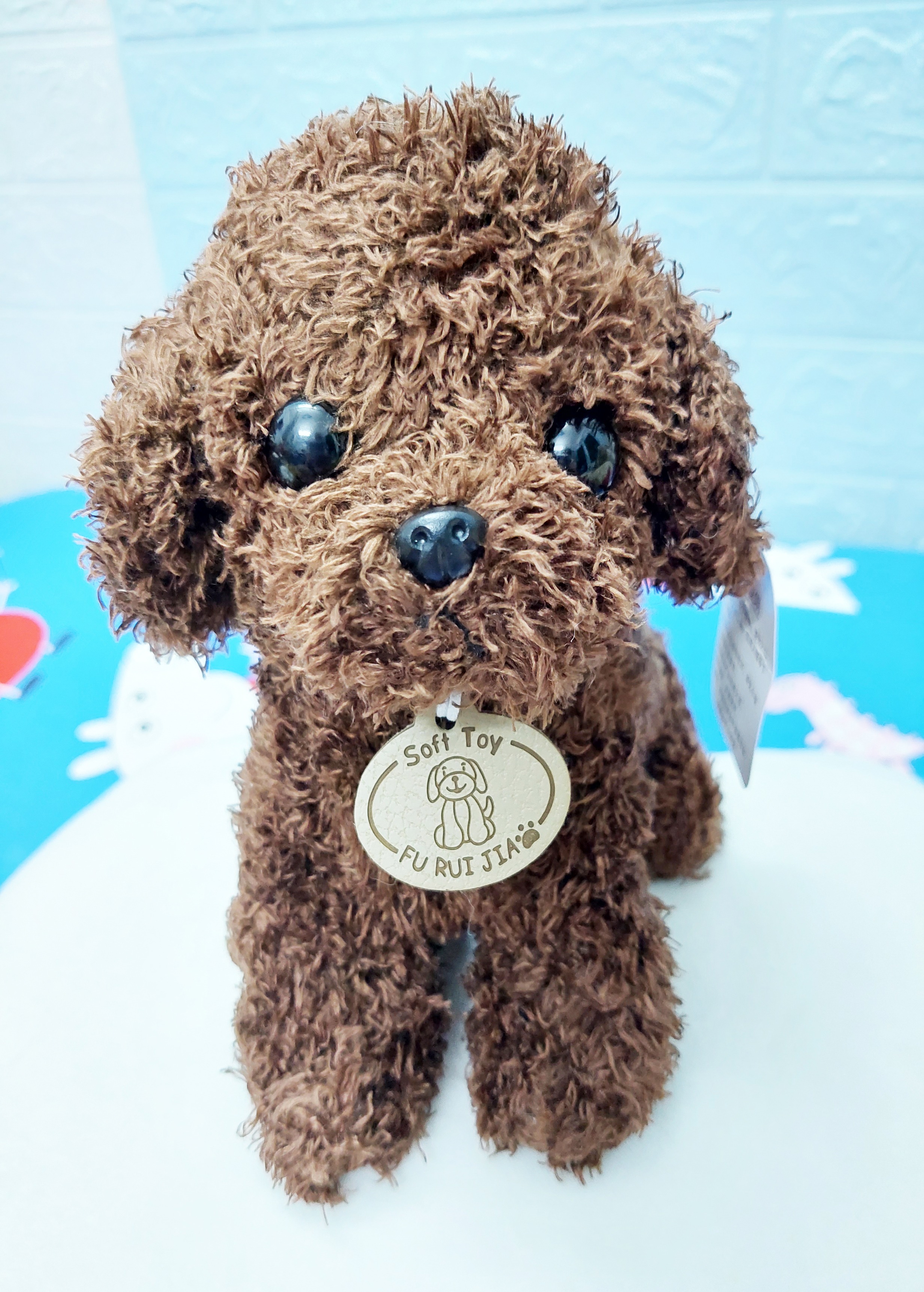 Thú bông chú chó Poodle siêu dễ thương