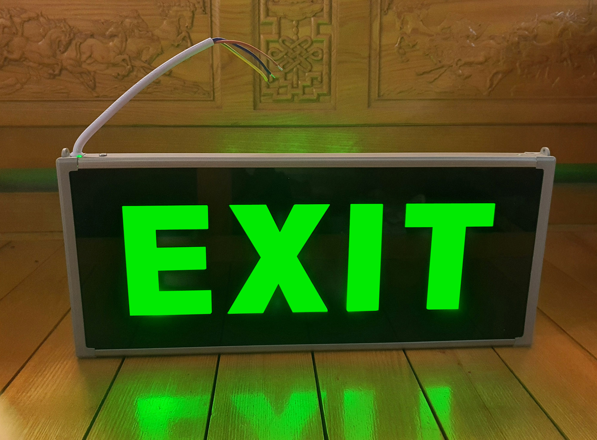 Đèn thoát hiểm exit hai mặt