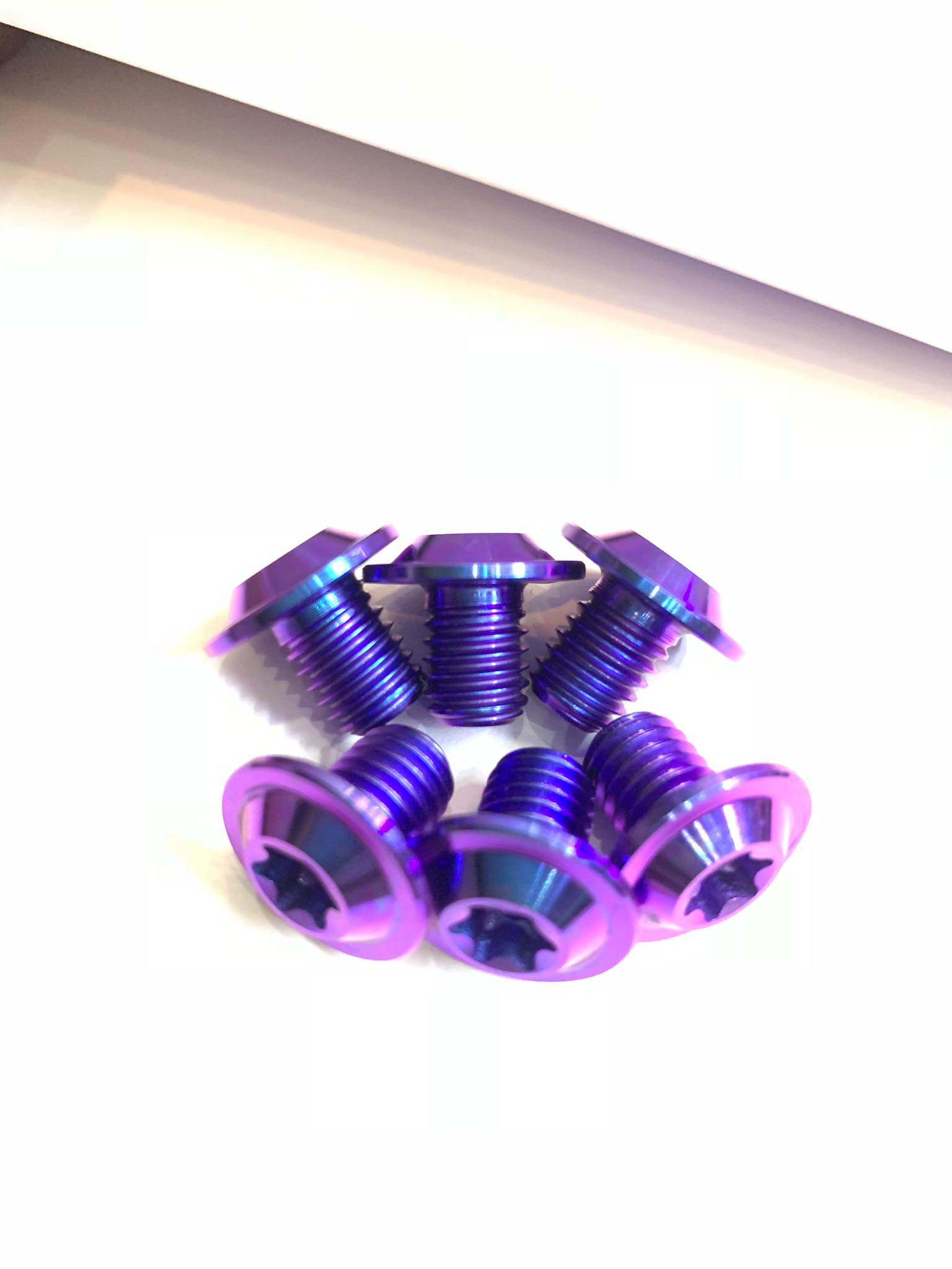 1 con ốc 8li10 đầu dù mỏng Titan Gr5  ốc bắt lòng dĩa Winner  Sonic