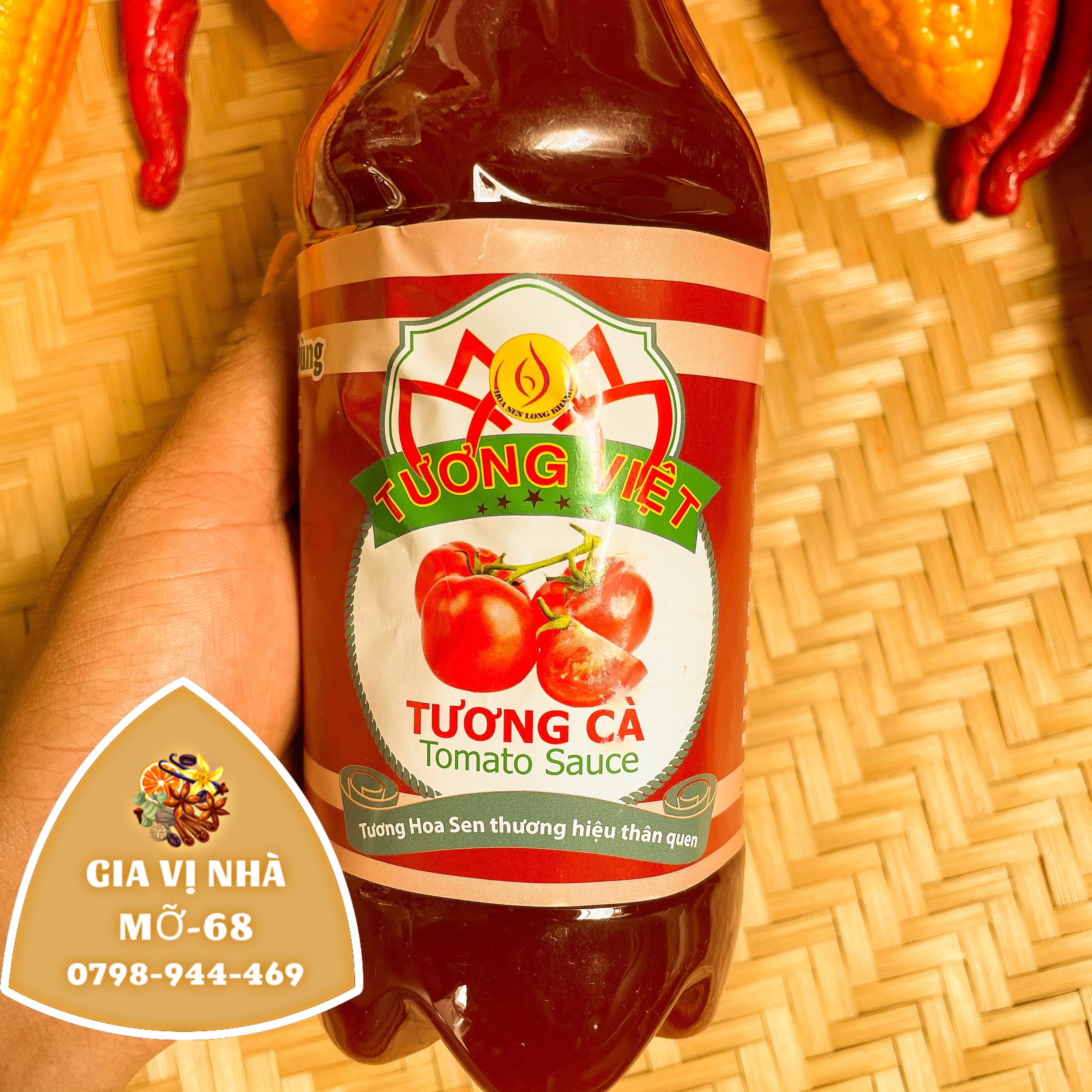 TƯƠNG CÀ HOA SEN - TRỌNG LƯỢNG 700g