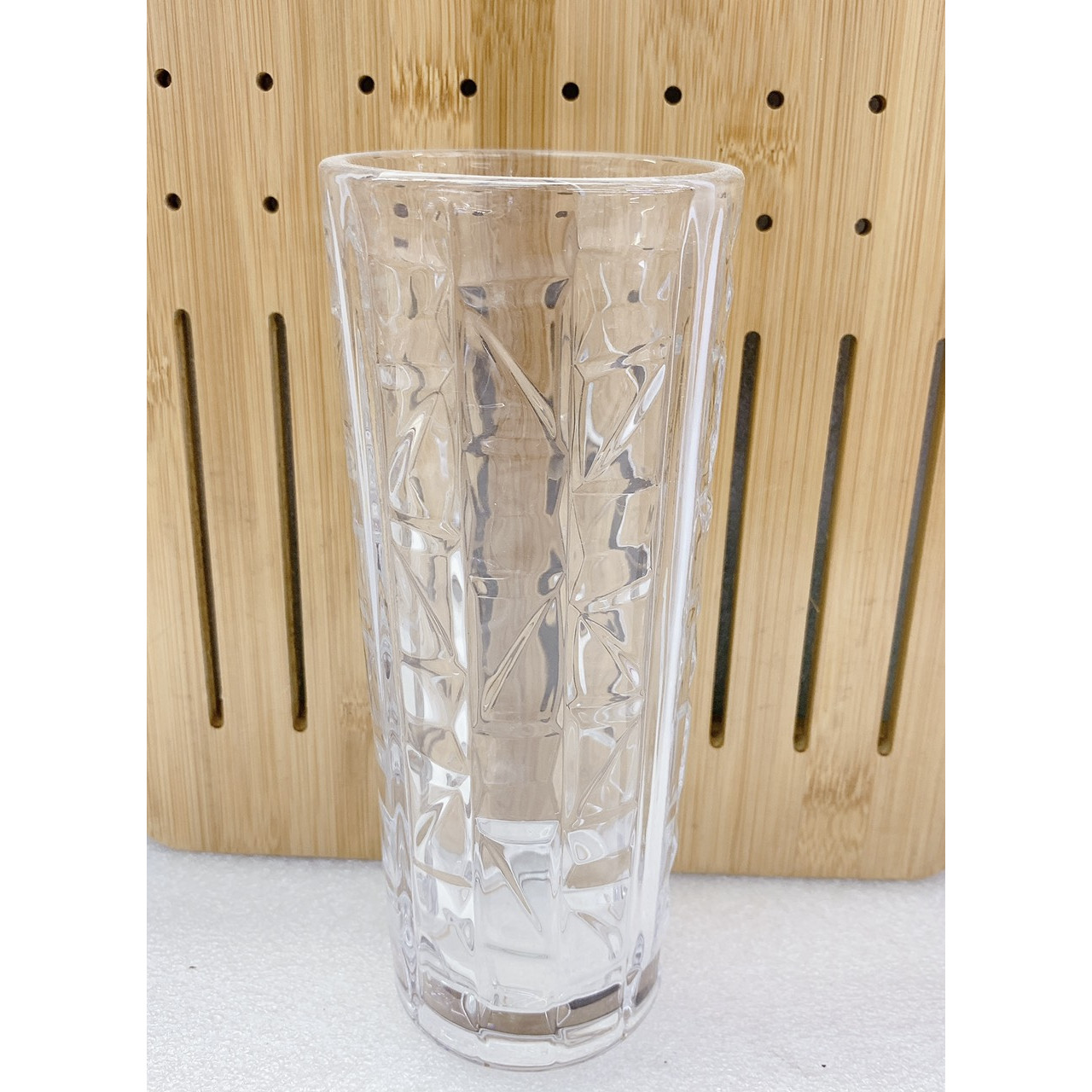 Lọ hoa thủy tinh vân hình trụ 30cm