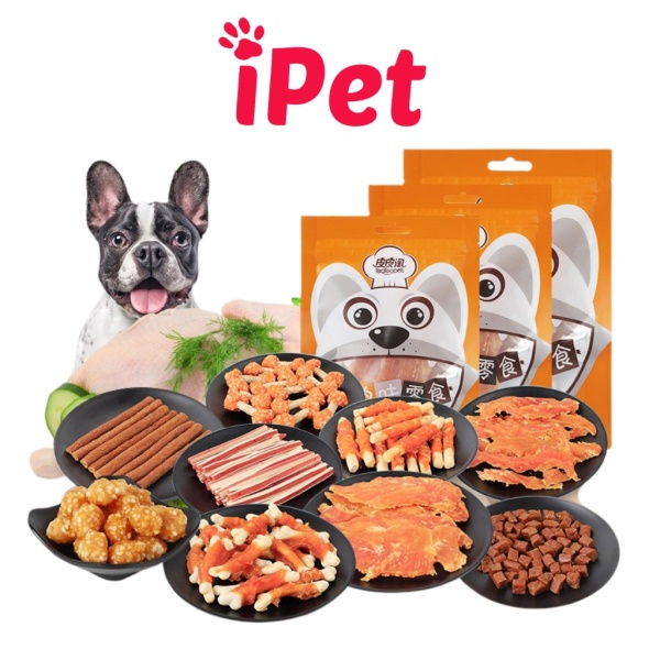 Snack Thưởng Đồ Ăn Vặt Taotaopet Cho Thú Cưng Chó Mèo Gói 100g - iPet Shop