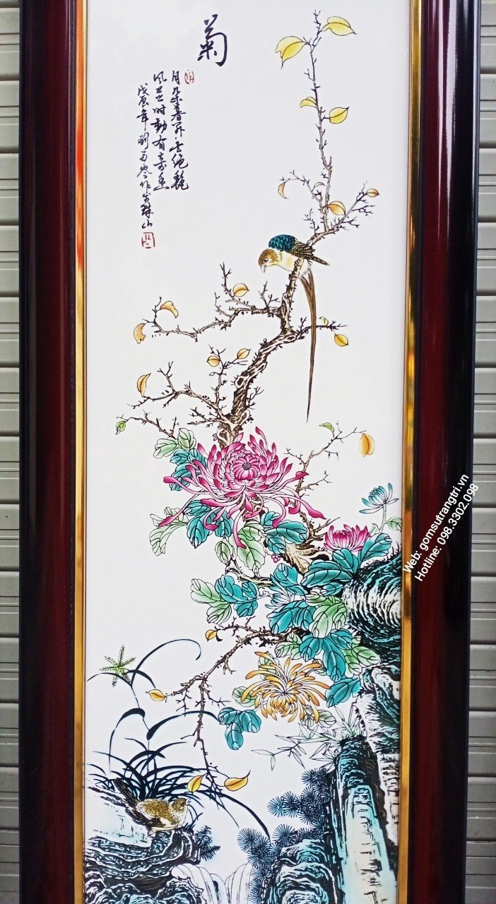 TRANH SỨ MAI – LAN – CÚC – TRÚC