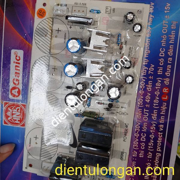 [HCM]mạch nguồn 4 tụ sợi thủy tinh màu trắng