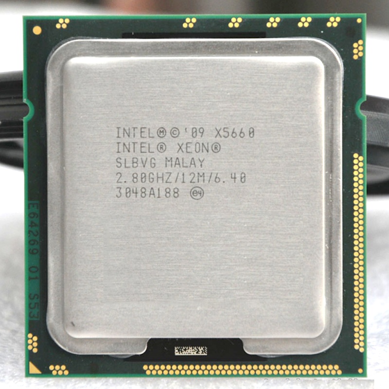 CPU Intel X5660 - 06 Cores, 12 Threads , 2.80Ghz/3.20GHz, 12MB Cache