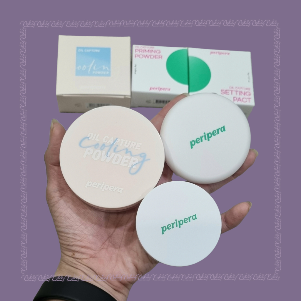 Phấn phủ Peripera Oil Capture Priming Powder/ Setting Pact/ Cooling Powder
