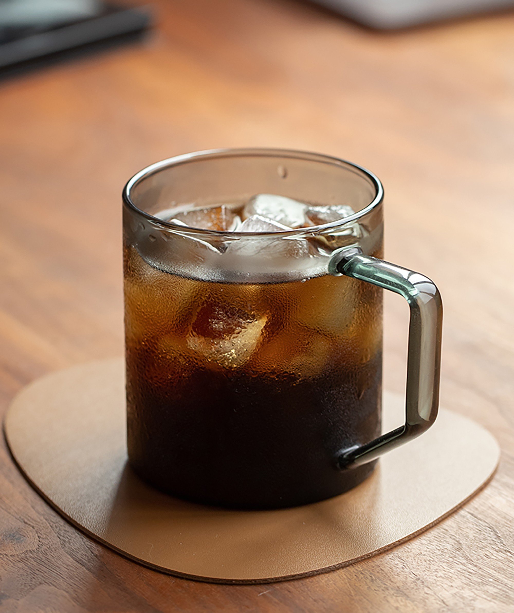[HCM]Ly thủy tinh uống trà cà phê 360ml Cafede Kona