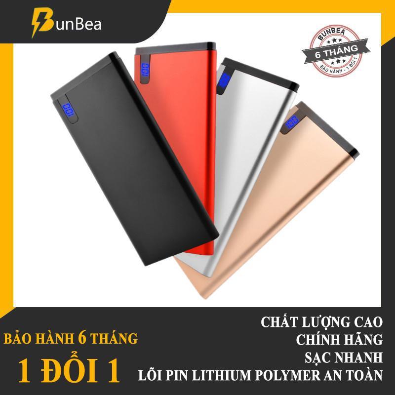 Giá Sạc dự phòng cao cấp chất lượng cao siêu mỏng siêu nhẹ 12000mah màn hình led hiển thị thông số sạc nhanh high speed lõi pin lithium polymer B2