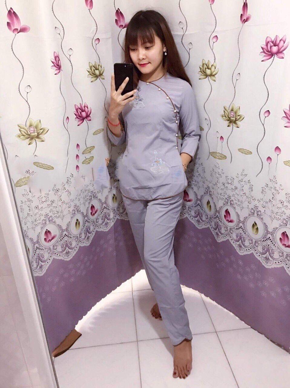 Bộ lam đi chùa lễ phật BQFS
