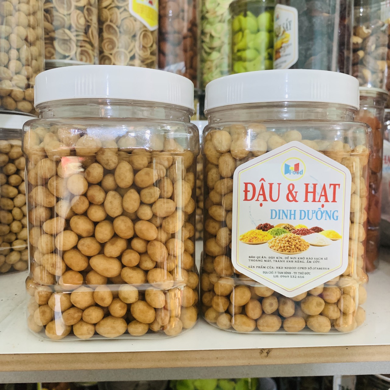 đậu phộng da cá nước cốt dừa  hũ 500gram