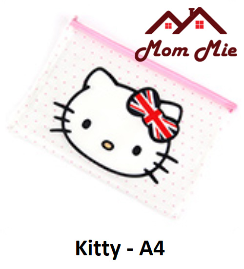 [HCM]Túi nhựa hoạt hình để đựng sách vở dụng cụ học tập đủ cỡ - K063