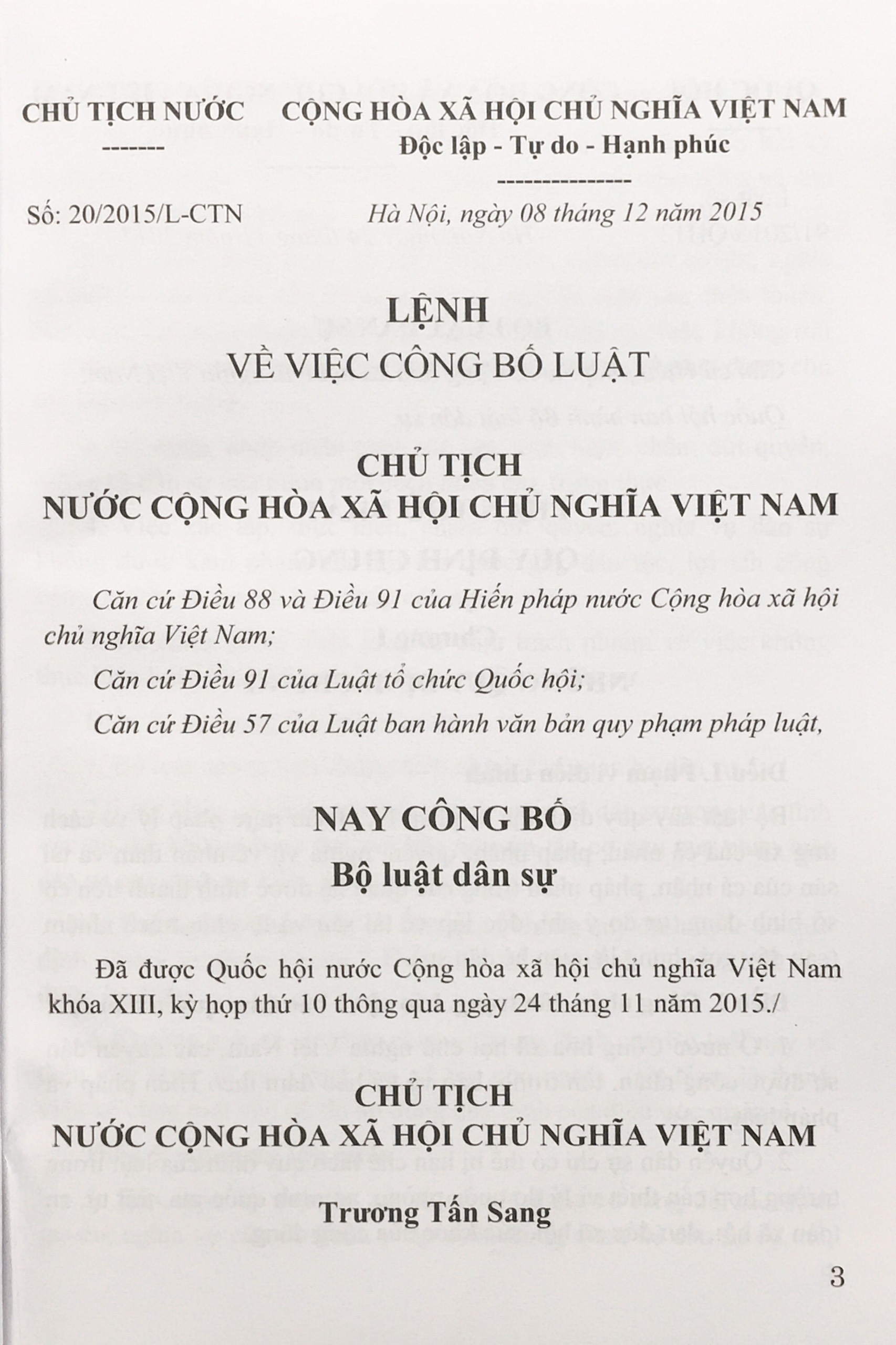 Sách - Bộ luật dân sự (ND) - Nhà sách Học Liệu
