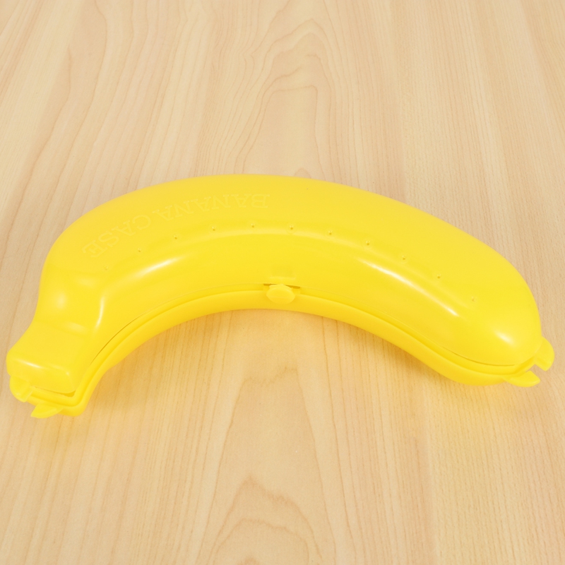 Cute Fruit Banana Protector Box Holder Case Lunch Container Storage Banana Case Kitchen Tools Plastic