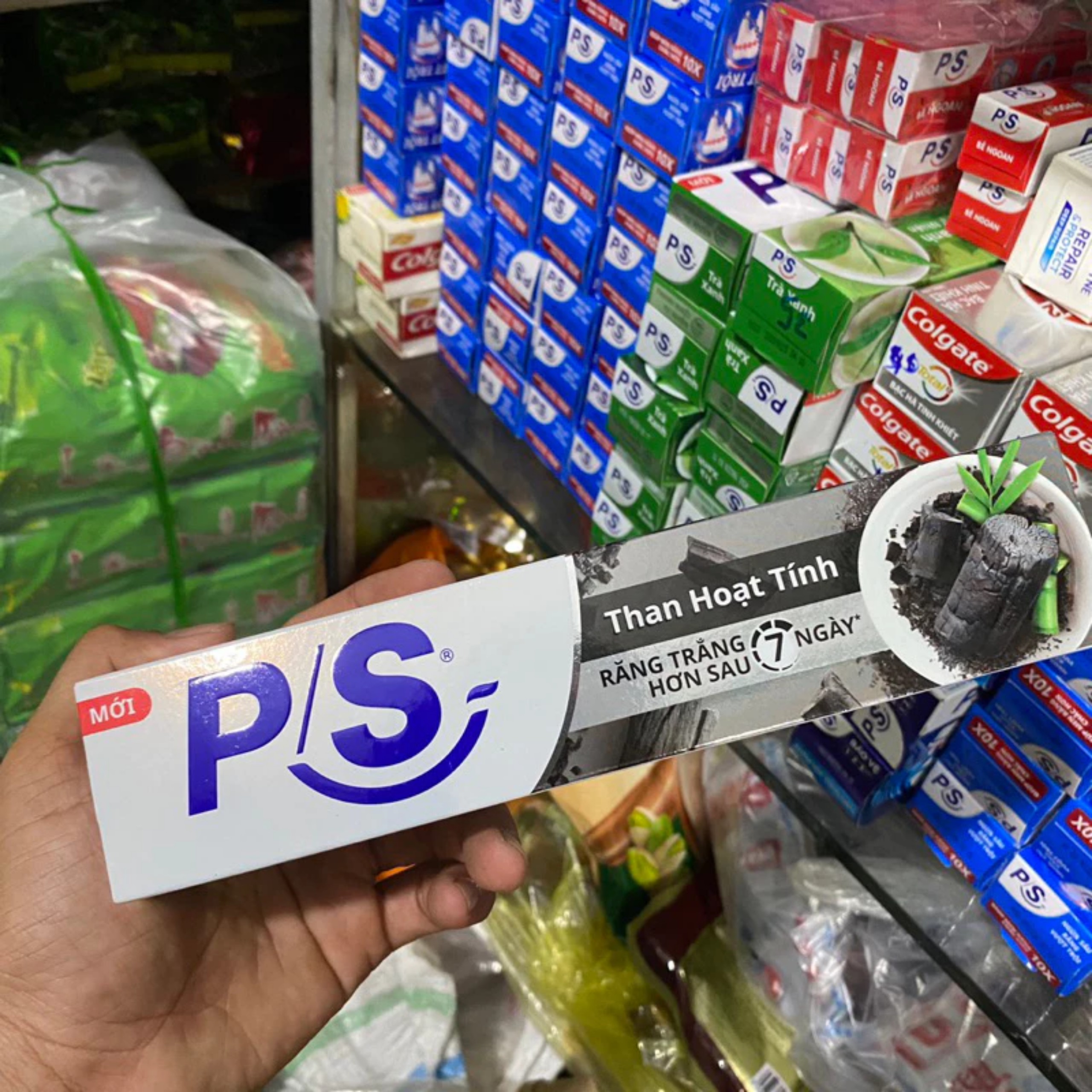 Kem Đánh Răng PS THAN HOẠT TÍNH