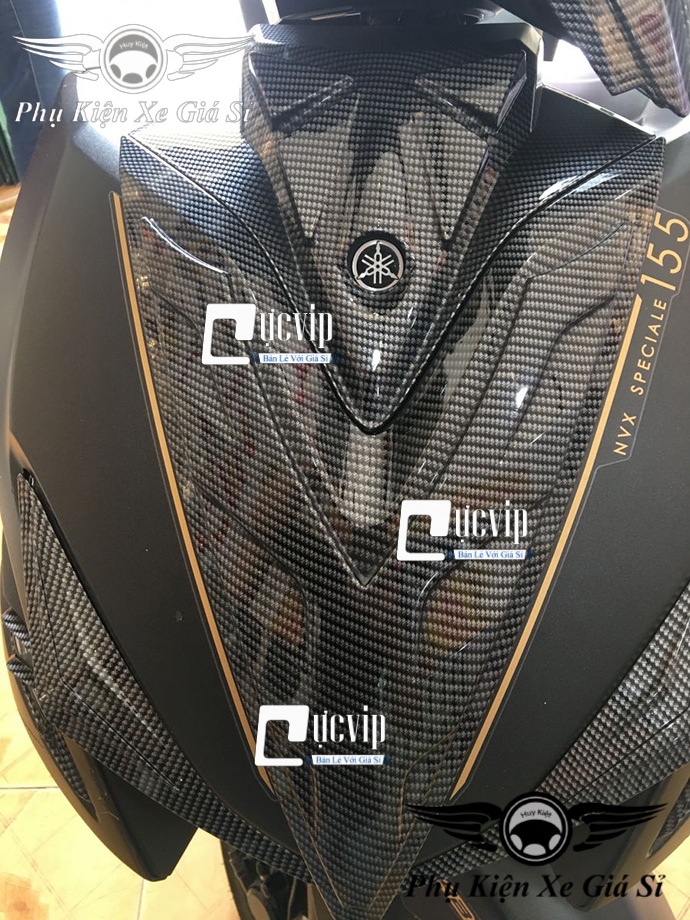 Chĩ Mũi Dưới Carbon Cho Xe Yamaha NVX MS1606