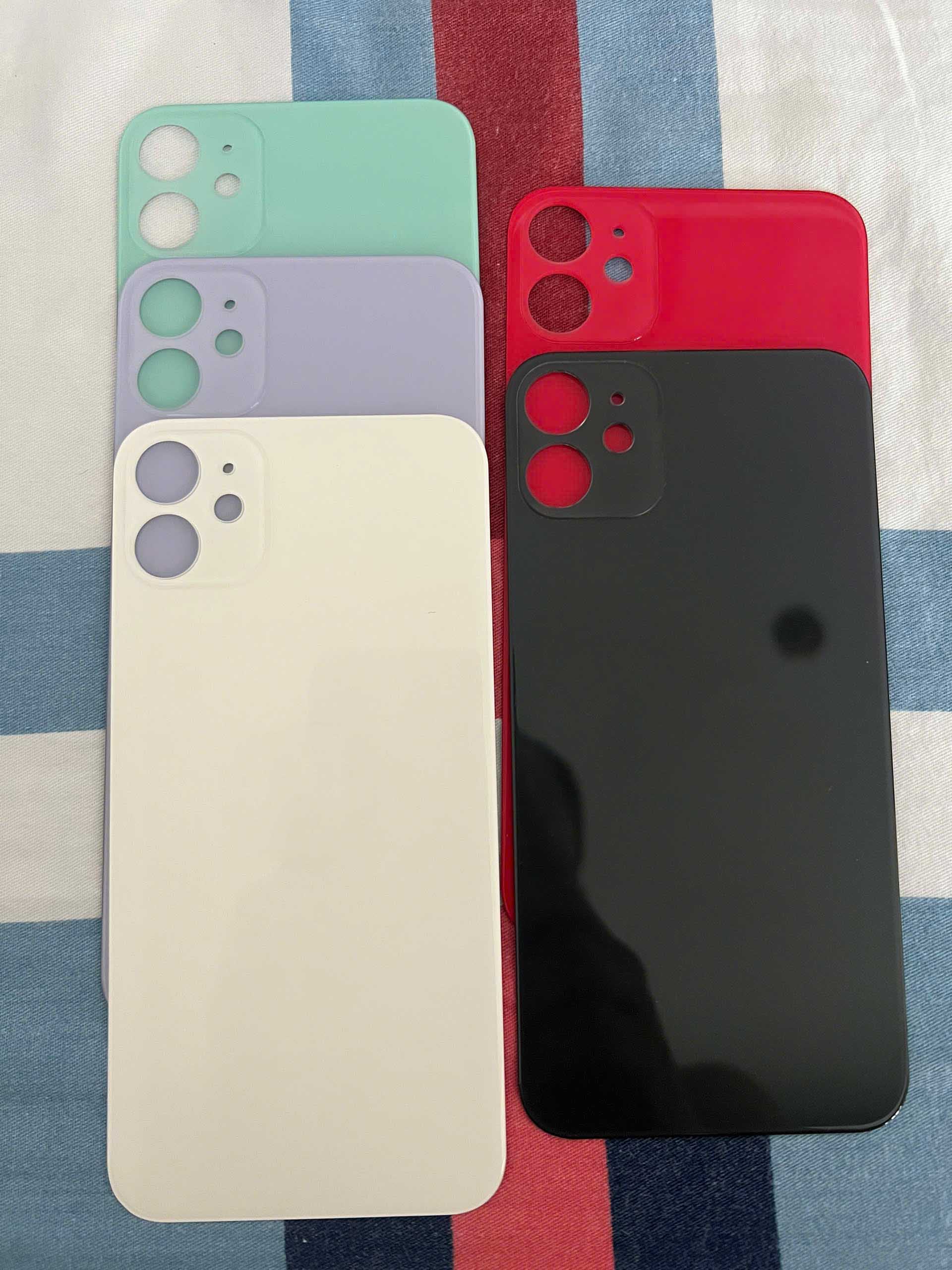 [Tặng keo] Kính lưng lỗ to thay thế cho điện thoại 11 - không dành cho vỏ độ