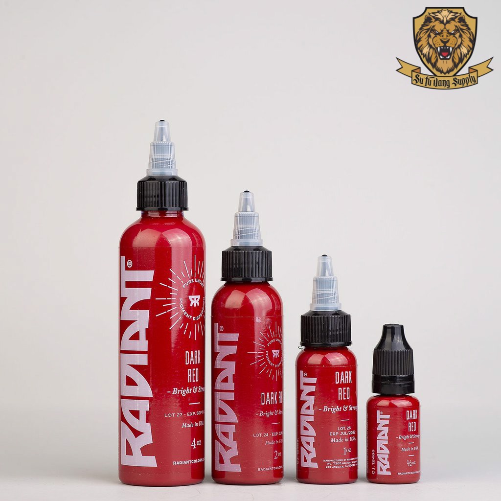 Mực xăm Radiant Red màu đỏ