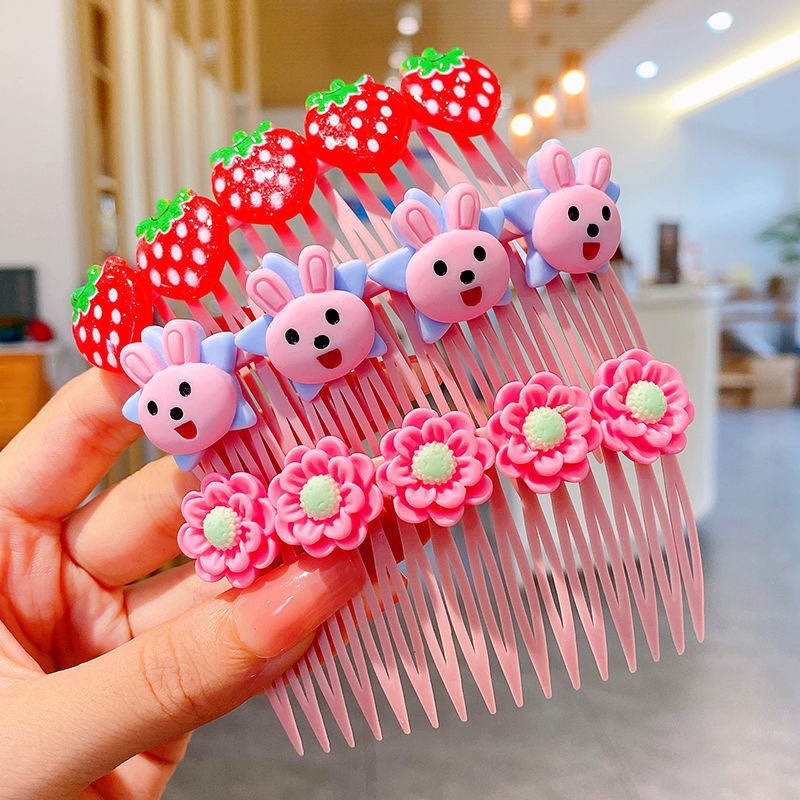 Set 3 kẹp tóc mái,bờm tóc mái,xược tóc hình thù đáng yêu cho bé