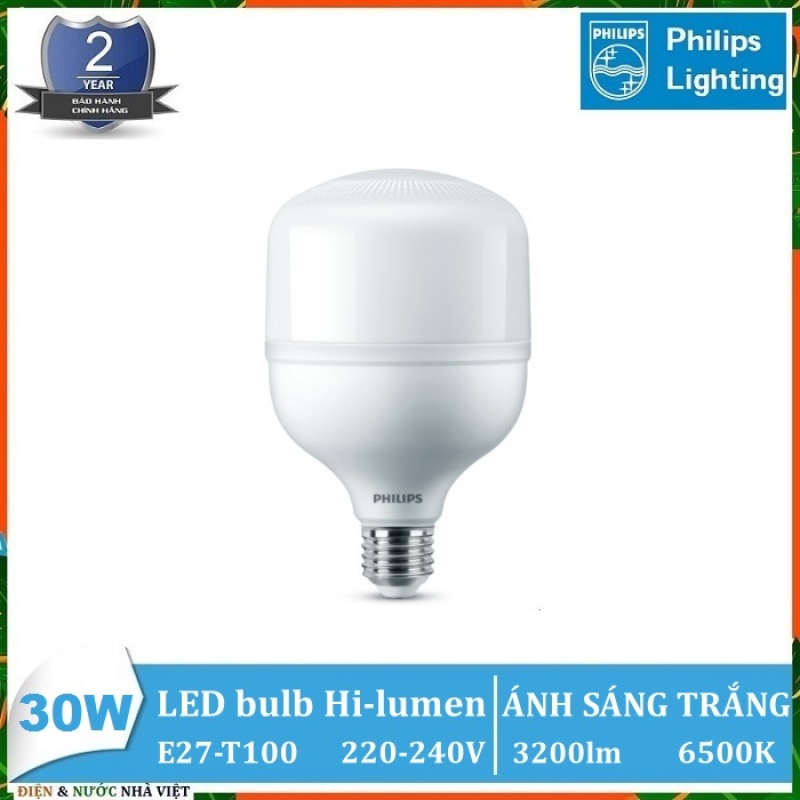 BỘ ĐÈN LED BULB HI-LUMEN PHILIPS 30W TFORCE CORE G3 ( DÒNG LED TRỤ CHO HIỆU SUẤT CHIẾU SÁNG CAO – TIẾT KIỆM ĐIỆN )