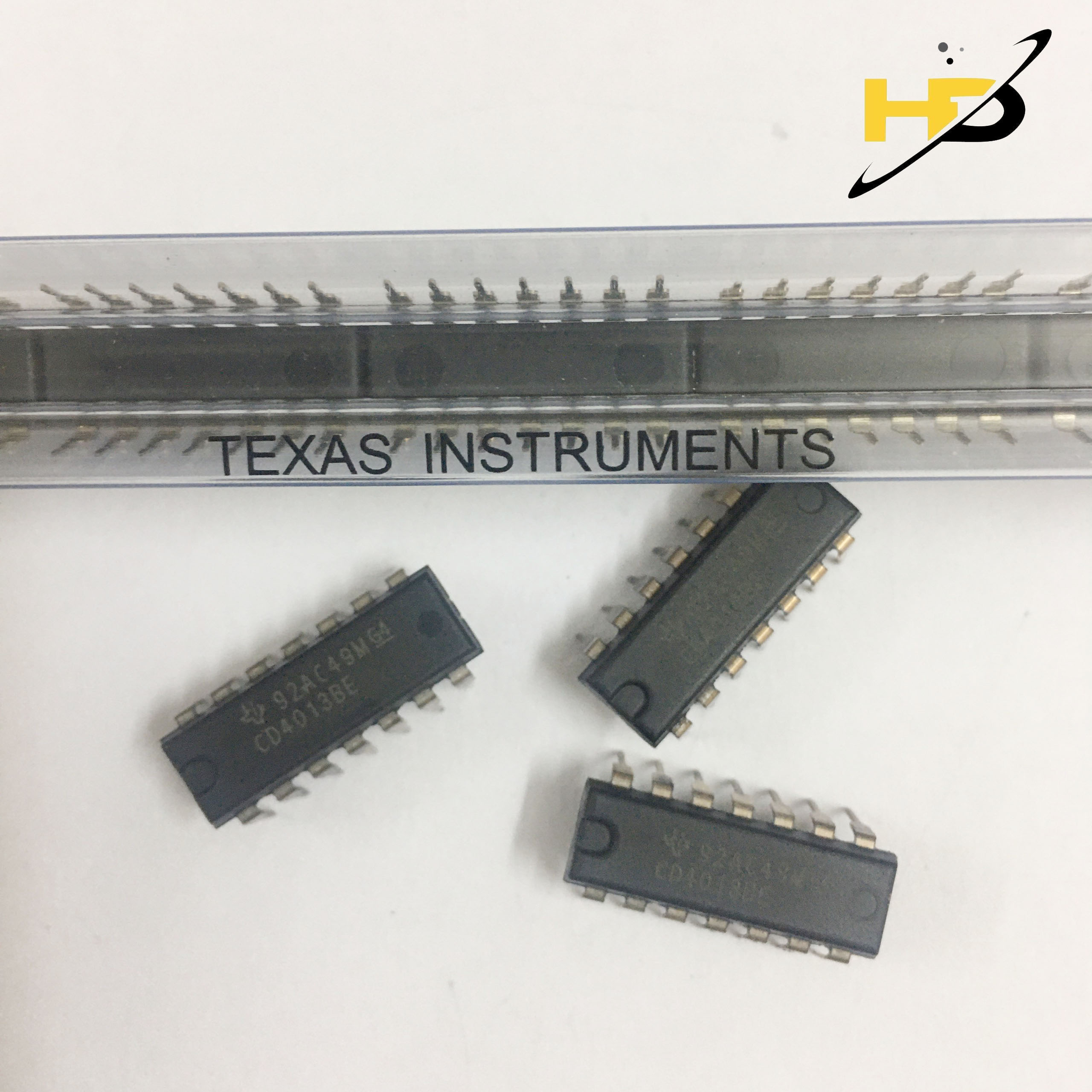 Linh kiện điện tử,bộ 3 con ic logic cd4013be, 4013-dip14