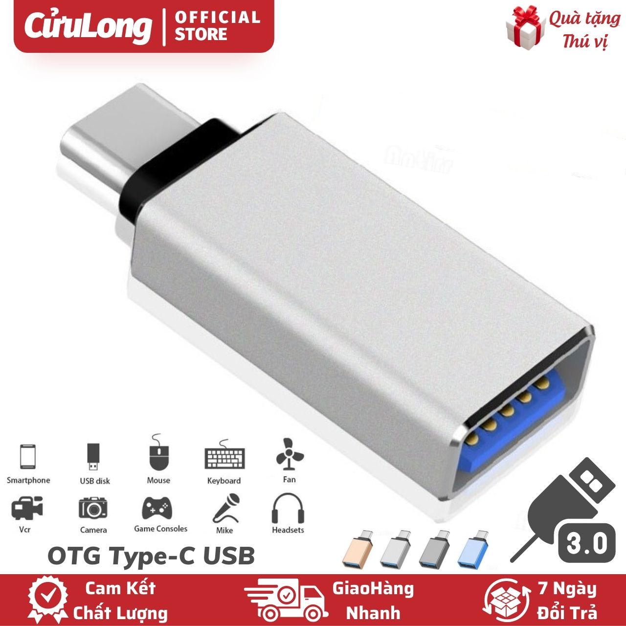 OTG Type C To USB-A Adapter