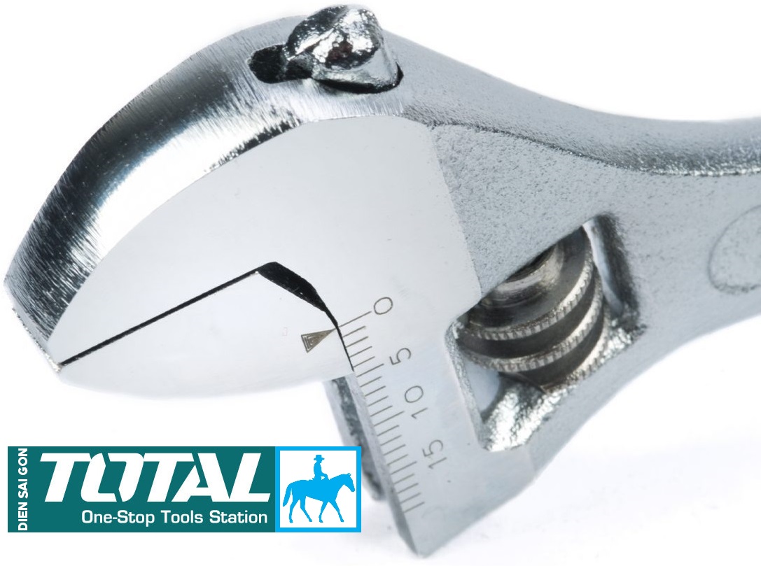 Mỏ lết 200mm 8inch Adjustable Wrench Total THT101083