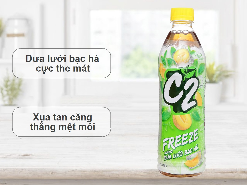 LỐC 6 CHAI TRÀ C2 ĐỦ VỊ 455ML