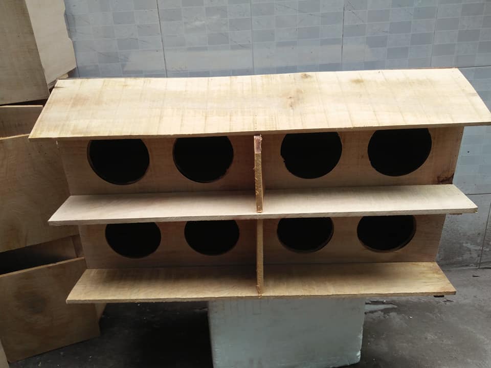 Chuồng chim bồ câu 8 Lỗ bằng gỗ