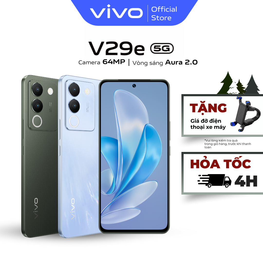Điện thoại vivo V29e 5G- Hàng Chính Hãng - Camera Selfie 50 MP