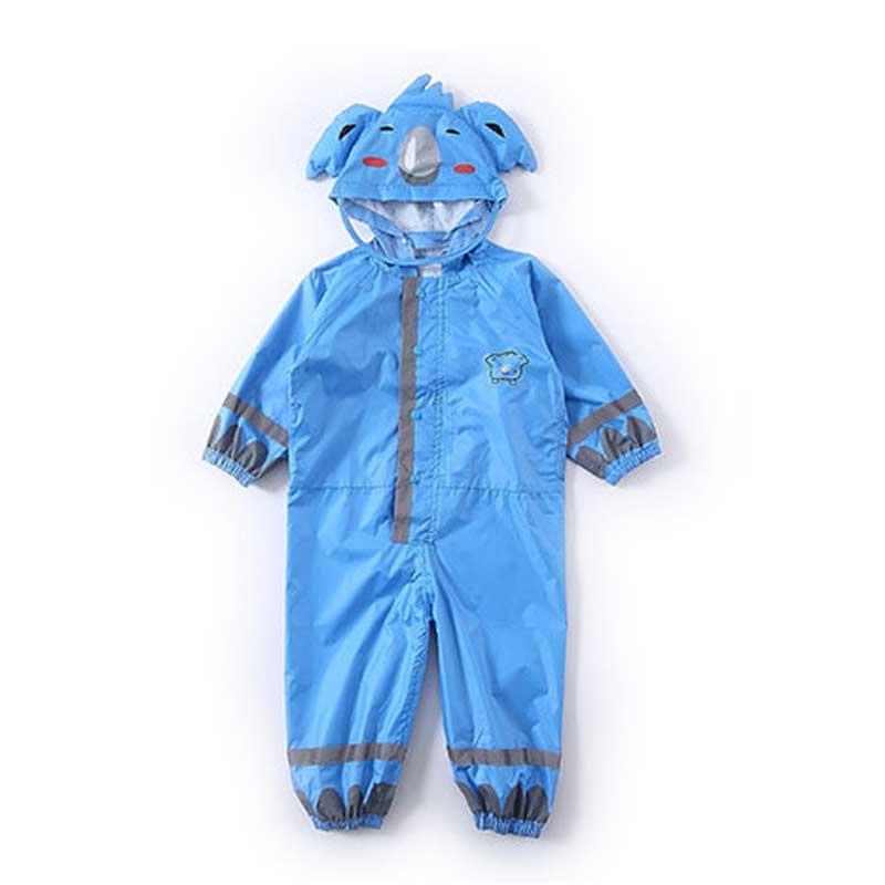 Bộ áo mưa áo liền quần ếch và hươu cao cổ ngộ nghĩnh cho trẻ