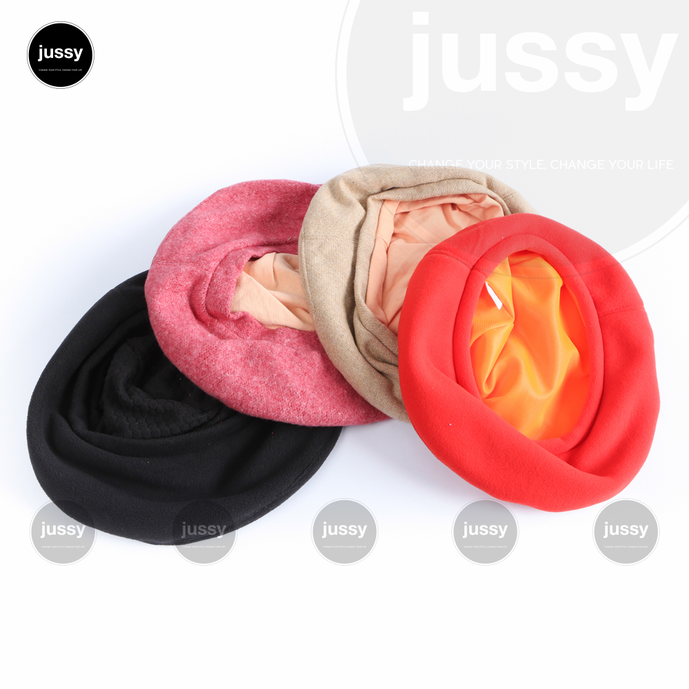 Mũ nồi cao cấp vải Wool, nón beret nữ