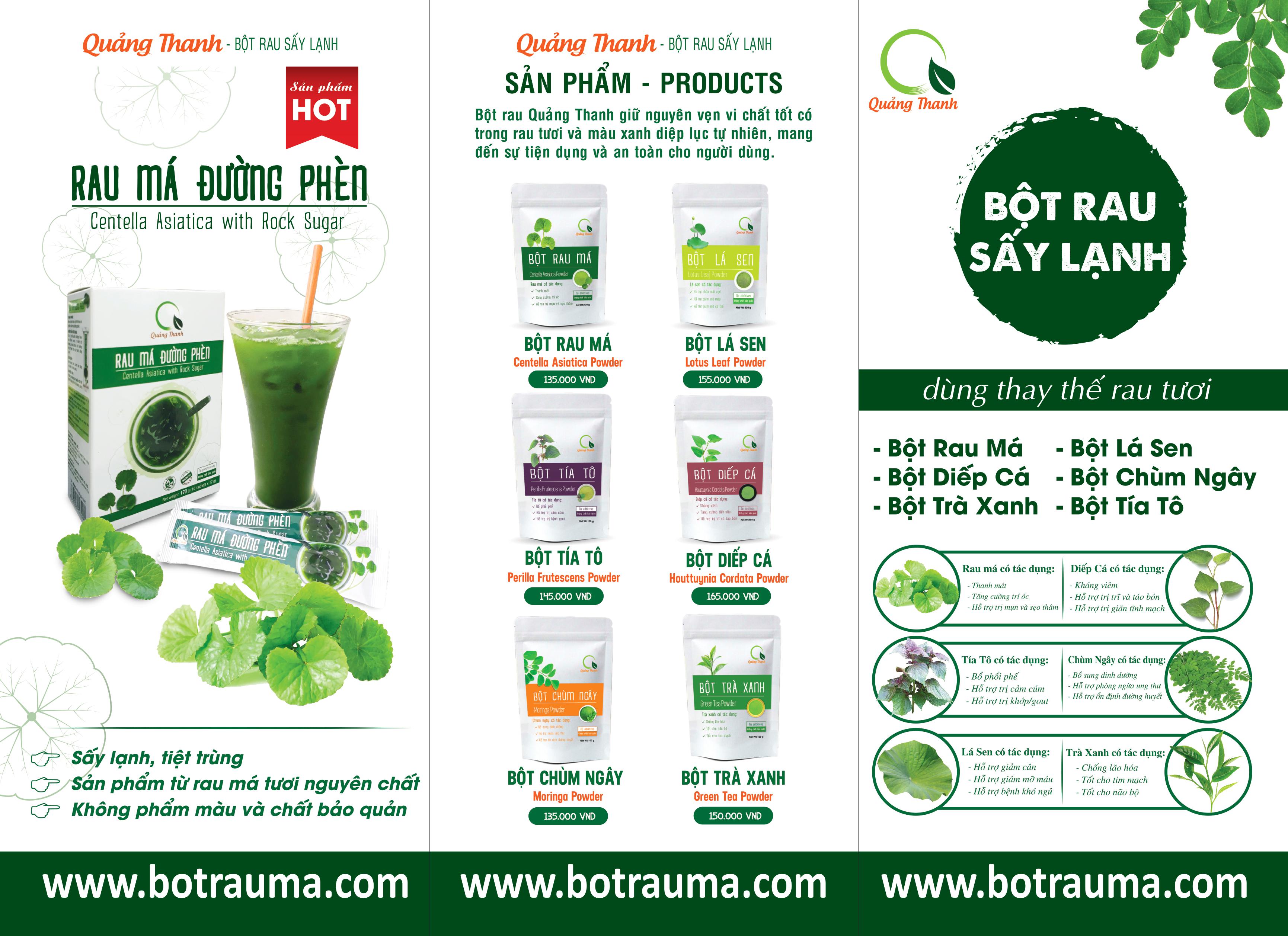 Bột tía tô sấy lạnh Quảng Thanh