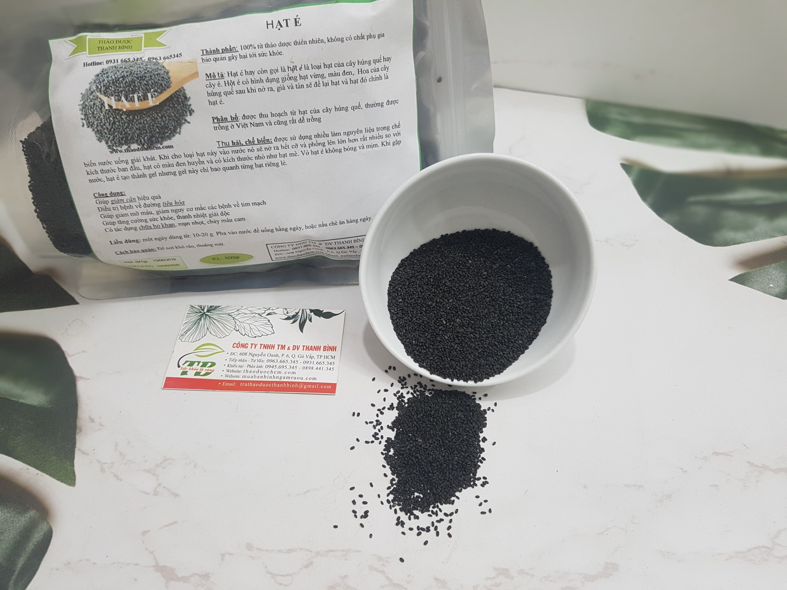 Hạt É Loại 1 500G Hàng Cty - Đông Y Thanh Bình
