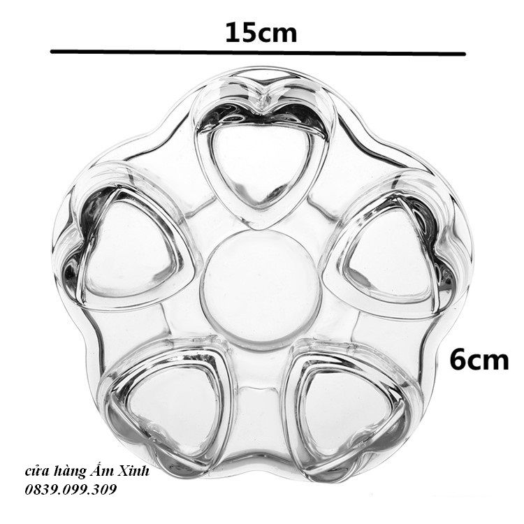 Chân Đế đốt nến dùng cho Ấm pha trà thủy tinh chịu nhiệt (Đường kính 15 cm)