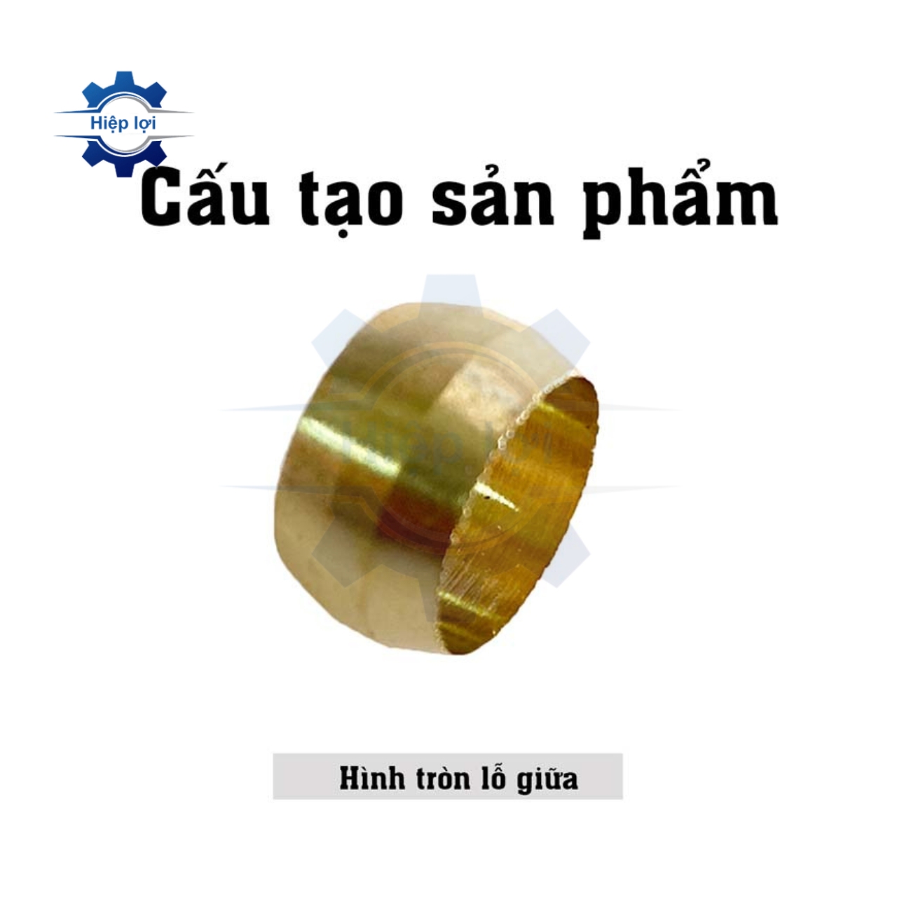 Hạt bắp đồng khí nén – phụ kiện nối ống chắc chắn, chịu áp tốt, dễ thi công