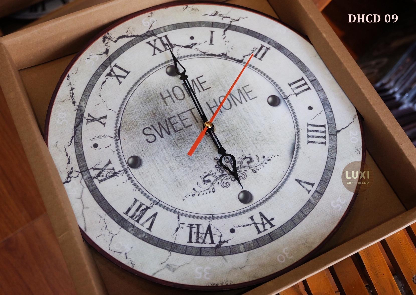 Đồng hồ Vintage (mã 09) LUXI decor