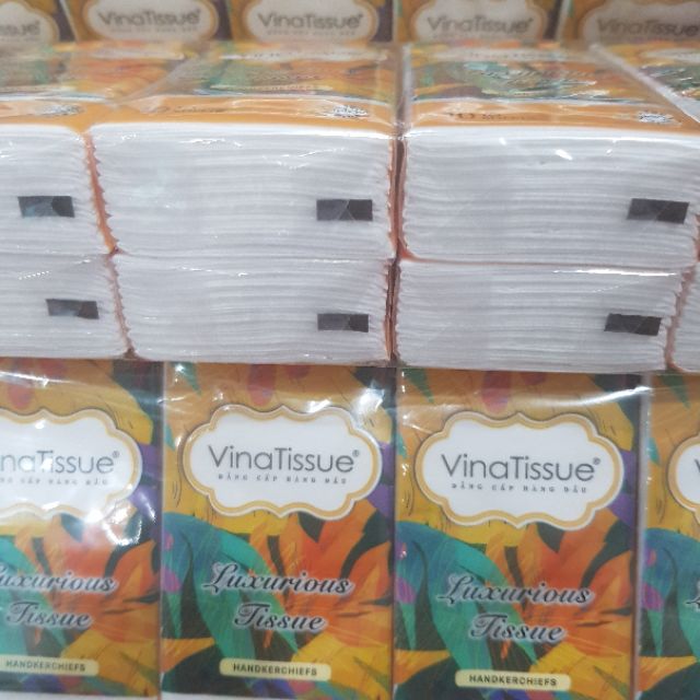 [HCM]Khăn giấy cao cấp VinaTissue lốc 10