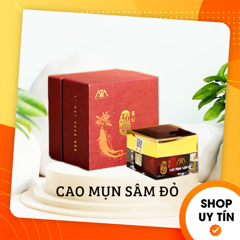 [Chính hãng] Cao Mụn Sâm Đỏ 36 Vị 15g - Mỹ phẩm Meea Organic