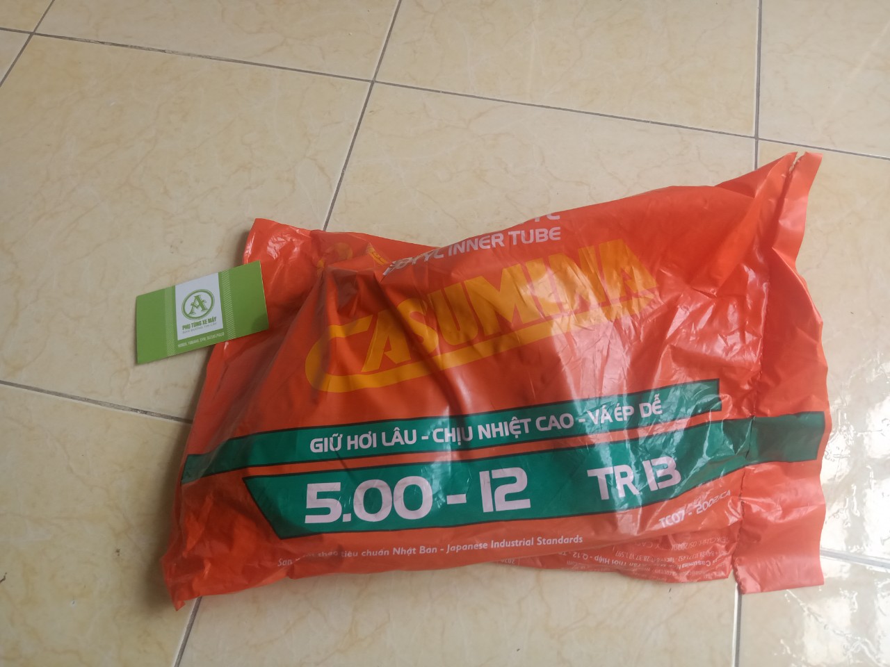 Săm (ruột) caosumina xe ba gác máy 500-12