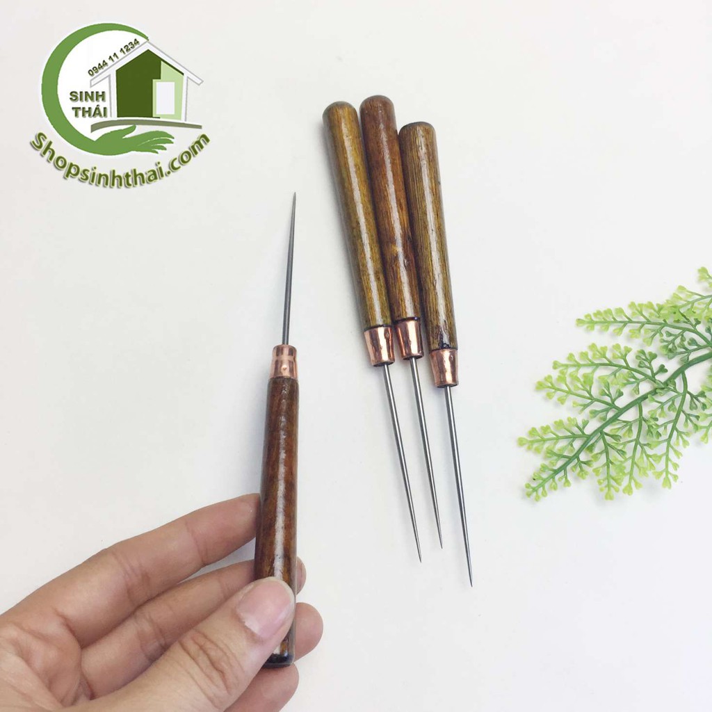 [HCM]Cây dùi đục - dùi mũi nhọn cán gỗ 16cm