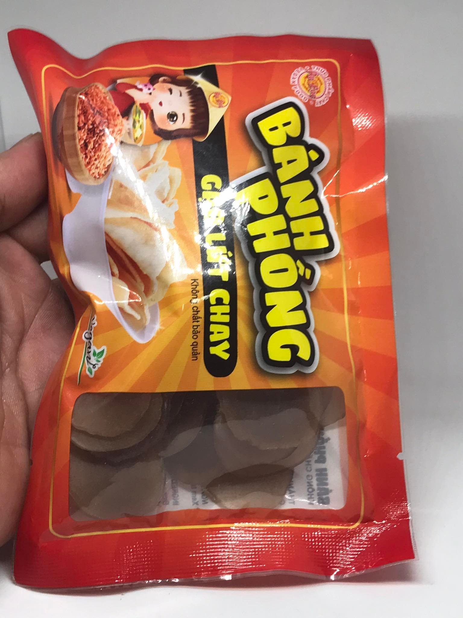 Bánh phồng chay âu lạc - gói 80g
