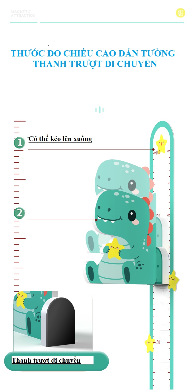 THƯỚC ĐO CHIỀU CAO MINK BABY CHO BÉ