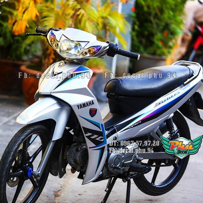 Tem rời Sirius 20 năm xe bạc đen (P)