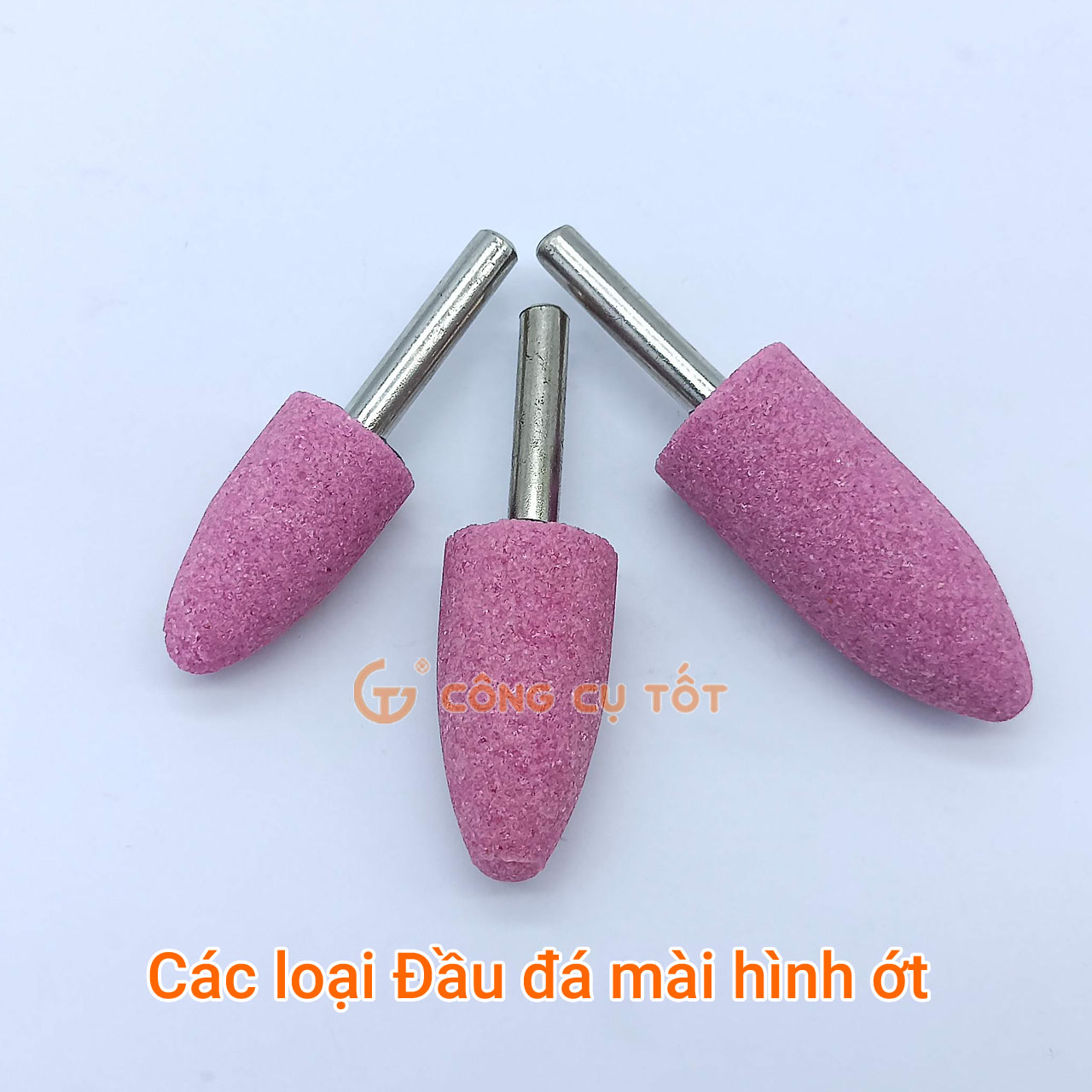 Mũi đá mài lốp hình ớt cốt 6 ly 21mm 45mm A11 cốt 6 ly