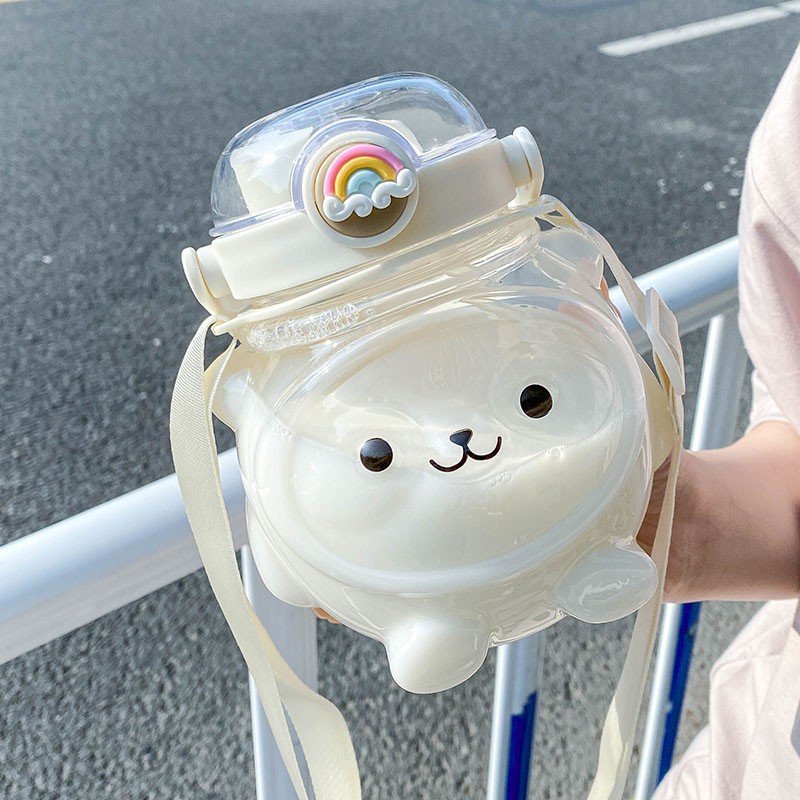 Bình Đựng Nước Hình Gấu Dễ Thương 1000ml Cho Bé