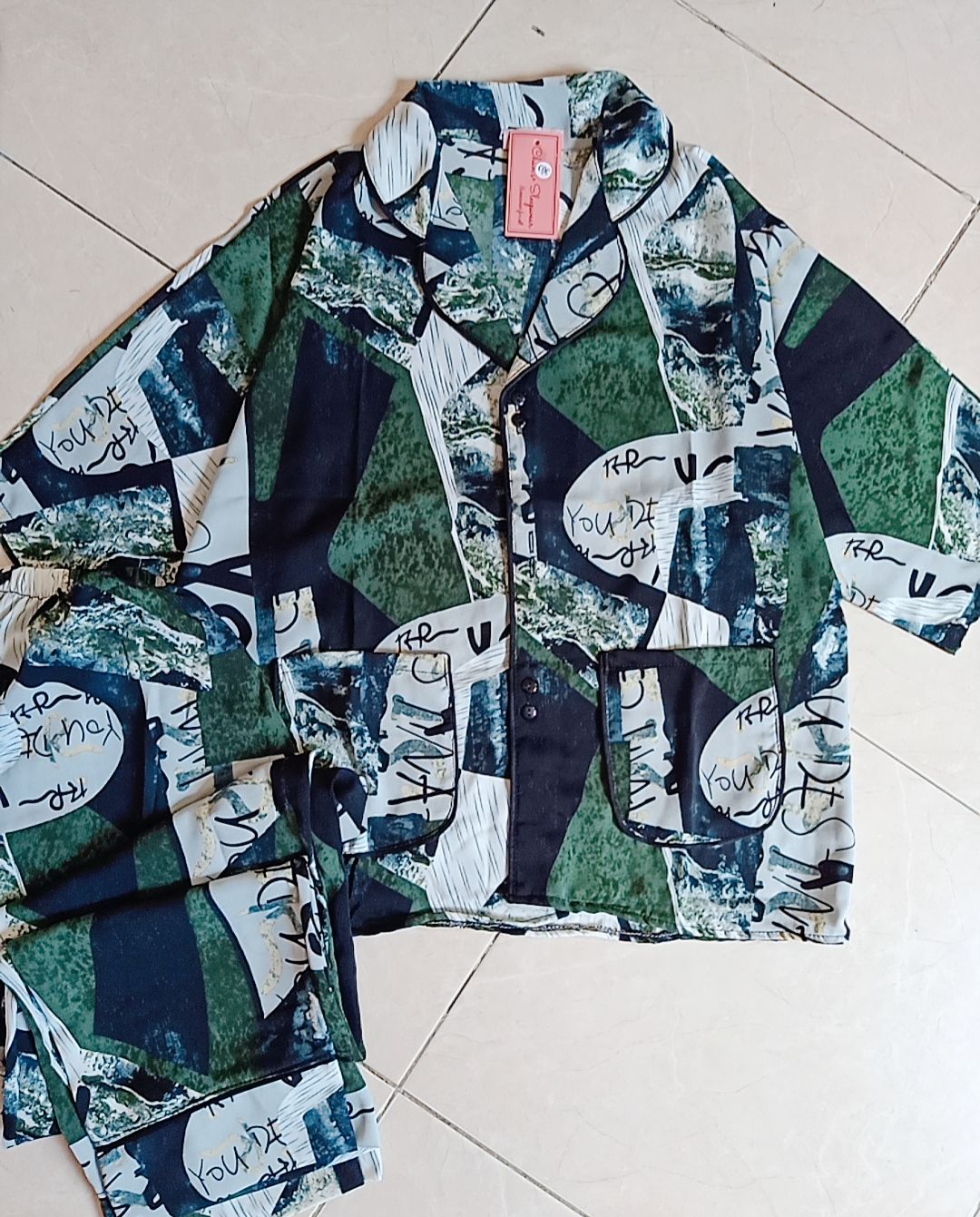 Bộ pijama nữ cánh dơi lụa mango form to dưới 70 kg