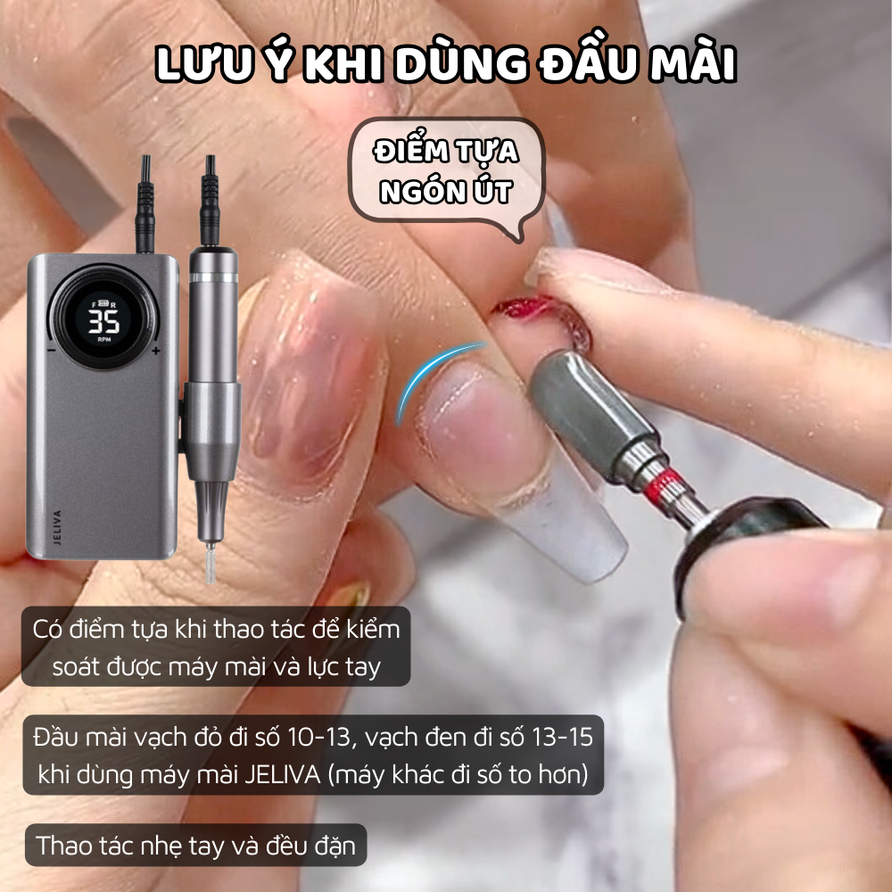 Đầu mài móng cao cấp Vonfram CENA