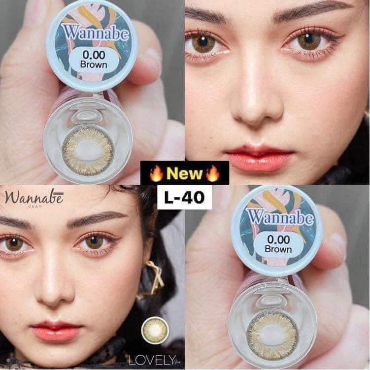 Kính áp tròng [ lens mắt ] BROWN 14.5mm [ Tú Mây Contact Lens Bình Dương ]