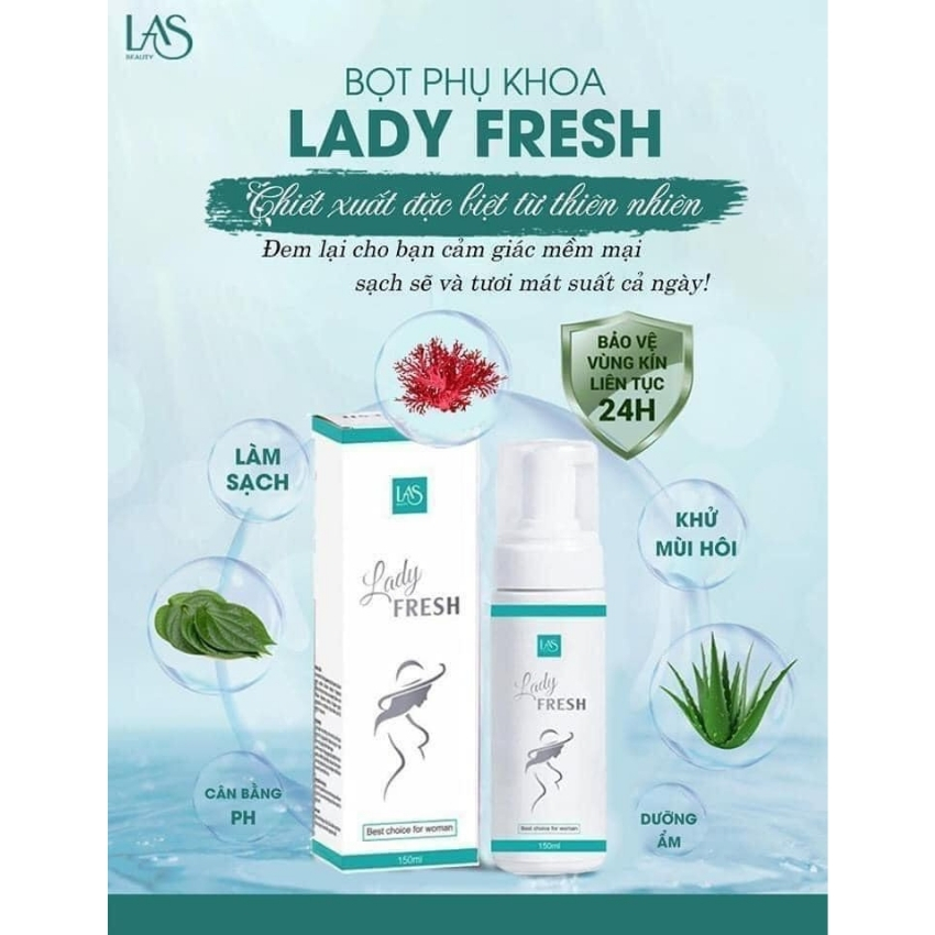 Bọt Rửa Phụ Khoa Lady Fresh LAS BEAUTY 150ml