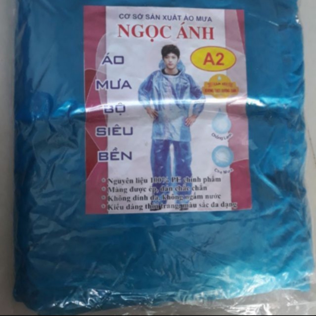 [HCM]10 Bộ áo mưa nilon siêu bền A2